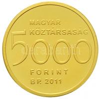 2011. 5000Ft Au "Clark Ádám" (0.5g/0.999/11mm) T:P ujjlenyomatos
Hungary 2011. 5000 Forint...
