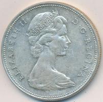 Kanada 1966. 1$ Ag "II. Erzsébet" T:2 felületi karc 
Canada 1966. 1 Dollar Ag "Elizab...