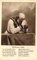 Ferenc József, Királyunk imája / Franz Joseph, prayer, artist signed