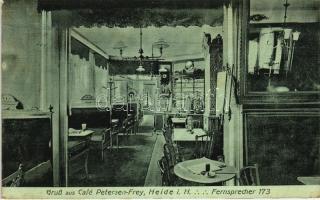 Heide in Holstein, Café Petersen-Frey; Verlag A. Caspersen