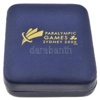 Ausztrália / Sydney 2000. "Paralimpiai Részvételi Érem" aranyozott fém emlékérem eredeti t...