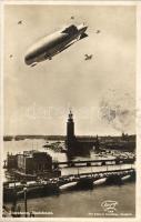 Stockholm, Stadshuset / town hall, Zeppelin