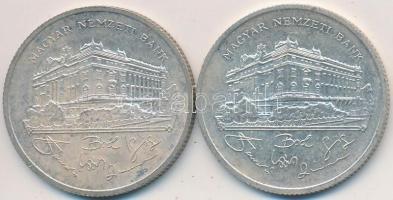 1992. 200Ft Ag "MNB" (2x) T:2,2-