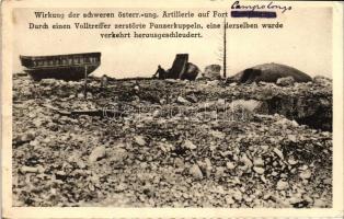 Campolongo, Wirkung der schweren österr.-ung. Artillerie / WWI battle scene, Austrian artillery unit, K.u.K. military (EK)