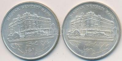 1993. 200Ft Ag "MNB" (2x) T:2,2-