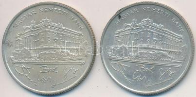 1993. 200Ft Ag "MNB" (2x) T:2,2-