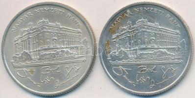 1993. 200Ft Ag "MNB" (2x) T:2,2-