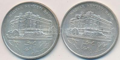 1993. 200Ft Ag "MNB" (2x) T:2,2-