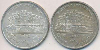 1993. 200Ft Ag "MNB" (2x) T:2,2-