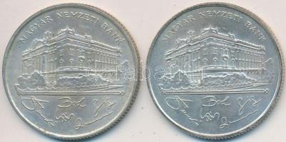 1993. 200Ft Ag "MNB" (2x) T:2,2-