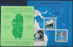 The royal couple's visit stamp-booklet + block, A királyi pár látogatása bélyegfüzet + blokk