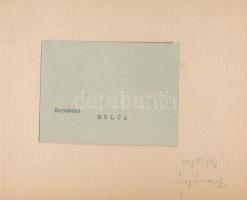 cca 1960-1970 Barabás fotó: Badacsonyi móló, hátoldalon feliratozva, kartonra kasírozva, fotó 14x10 ...