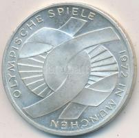 NSZK 1972D 10M Ag "Olimpia-München / Csomó" T:2 
FRG 1972D 10 Mark Ag "Olymics Munich...