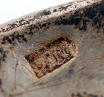 Ezüst (Ag.) kis kanál (2db),jelzett, mesterjeggyel, nettó:44 g