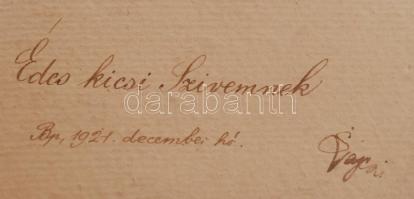 1921 Katona kitüntetésekkel, műtermi fotó, Mona Lisa Foto, kartonra kasírozva, fotó 11x15 cm, karton...