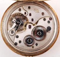 cca 1900 14K arany Doxa másodpercmutatós zsebóra dupla fedeles, tisztításra szorul, jelzett, jó álla...