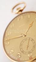 cca 1900 14K arany Doxa másodpercmutatós zsebóra dupla fedeles, tisztításra szorul, jelzett, jó álla...