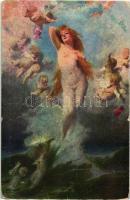 21 db RÉGI művészlap, pinx. Szinyei, Mendlik, Mednyánszky, Glatz, Bihari, Munkácsy / 21 old motive c...