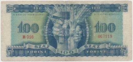 1946. 100Ft vízjeles T:III,III-
Adamo F26