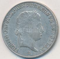 1842B 20Kr Ag "V. Ferdinánd" T:2,2- juszt.
Huszár: 2081., Unger III.:1419