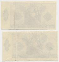 1940. 2P (2x) fázis, csak hátlapi nyomat, vágáshibával, festékfoltokkal T:II-,III