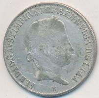 1845B 20Kr Ag "V. Ferdinánd" T:3 ragasztónyom
Huszár: 2018, Unger III.:1419