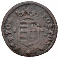 1704KB Rézpoltúra "II. Rákóczi Ferenc" Körmöcbánya (2.85g) T:3
Hungary 1704KB Poltura &quo...