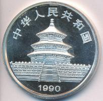 Kína 1990. 10Y Ag "Panda" (1oz/0.999) T:PP
China 1990. 10 Yuan Ag "Panda" (1oz/0...