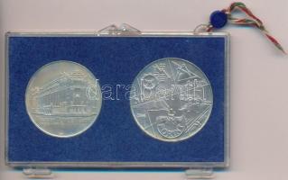 1973. 50Ft Ag + 100Ft Ag "Petőfi" pár T:BU Eredeti plombált MNB plasztiktokban!