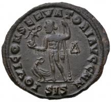 Római Birodalom / Siscia / I. Licinius 313-315. Follis Cu (3,52g) T:2
Roman Empire / Siscia / Licini...