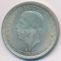 Svédország 1947TS 2K Ag "V. Gusztáv" T:2,2- Sweden 1947TS 2 Kronor Ag "Gustaf V" C:XF,VF