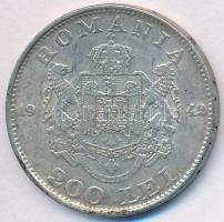 Románia 1942. 200L Ag T:2,2-
Romania 1942. 200 Lei Ag C:XF,VF
