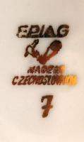 Epiag Madi in Czezhoslovakia Mokkás készlet, teljes, matricás, jelzett, hibátlan