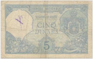 Szerbia 1917. 5D T:III- tűlyuk
Serbia 1917. 5 Dinara C:VG needle hole