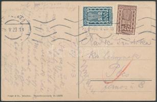 1932 Képeslap 720K bérmentesítéssel Magyarországra