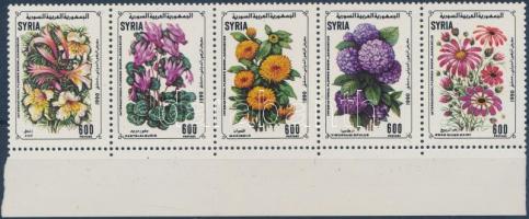 1990 Virág ívszéli ötöscsík Mi 1780-1784