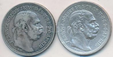1912-1915. 1K Ag "Ferenc József" (2x) T:2,2-
