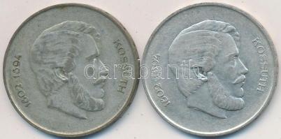 1947. 5Ft Ag "Kossuth" (2x) T:2-,3