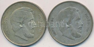 1947. 5Ft Ag "Kossuth" (2x) T:2-,3