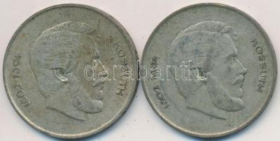 1947. 5Ft Ag "Kossuth" (2x) T:2-,3