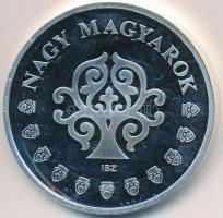 Ifj. Szlávics László (1959-) DN "Nagy Magyarok / Liszt Ferenc" ezüstözött Cu emlékérem (40...
