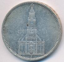 Német 3. Birodalom 1934J 5M Ag "Garnisonkirche" T:2-
German Third Reich 1934J 5 Marks Ag &...