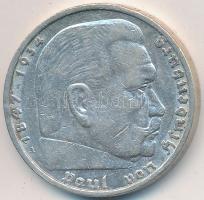 Német 3. Birodalom 1936A 5M Ag "Hindenburg" T:2-
German Third Reich 1936A 5 Marks Ag &quot...