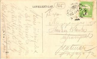 Hajdúszoboszló, Körner gőzmalom, takarékpénztár, katolikus templom, főtér