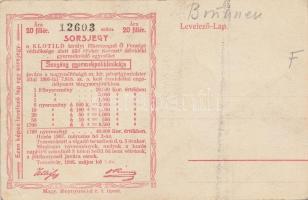 Pöstyén, népviselet, sorsjegy / national costume, folkore, lottery ticket (EK)