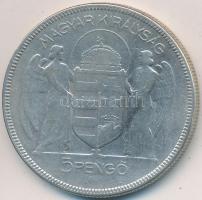 1930. 5P Ag "Horthy jobbra" T:3 Adamo P8