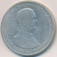 1930. 5P Ag "Horthy jobbra" T:3
Adamo P8