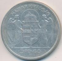 1930. 5P Ag "Horthy jobbra" T:3
Adamo P8