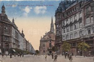 17 db RÉGI, főként Budapest városképes lap, vegyes minőségű / 17 old, mainly Hungarian postcards, mi...