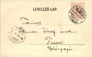 1899 Szeged, Kárász utca; kiadja Weiss & Dreykurs